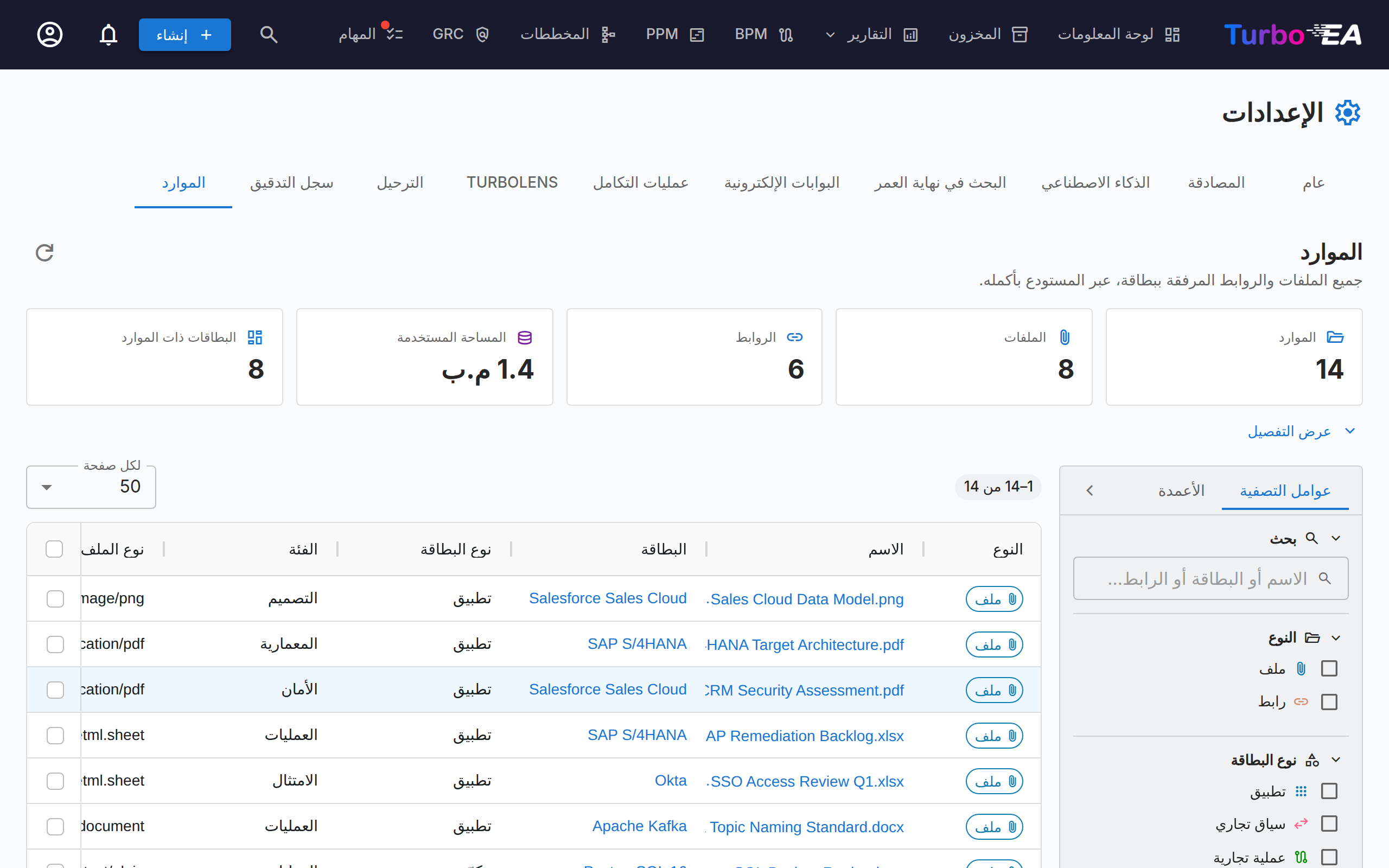 الموارد