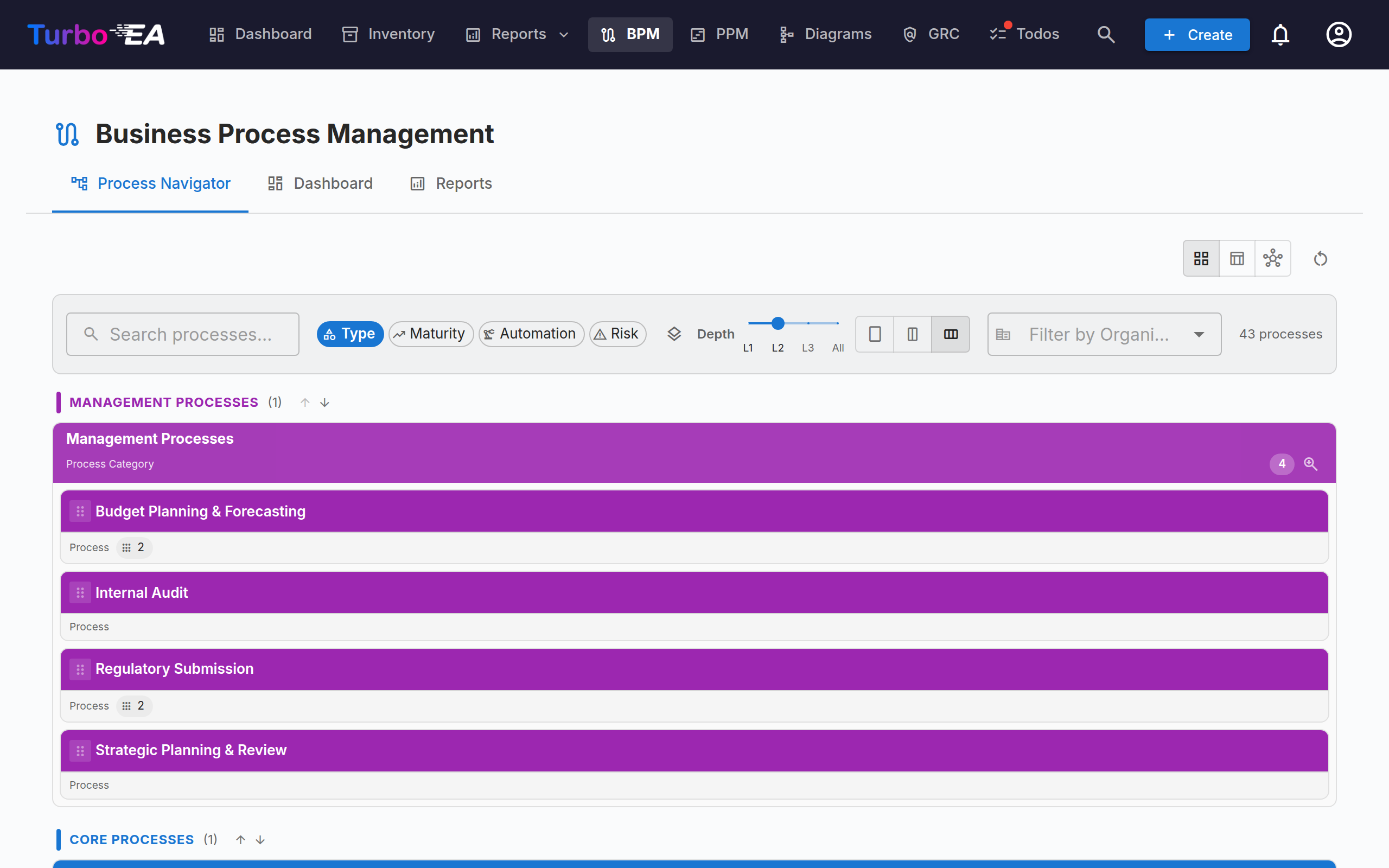 Business Process Navigator